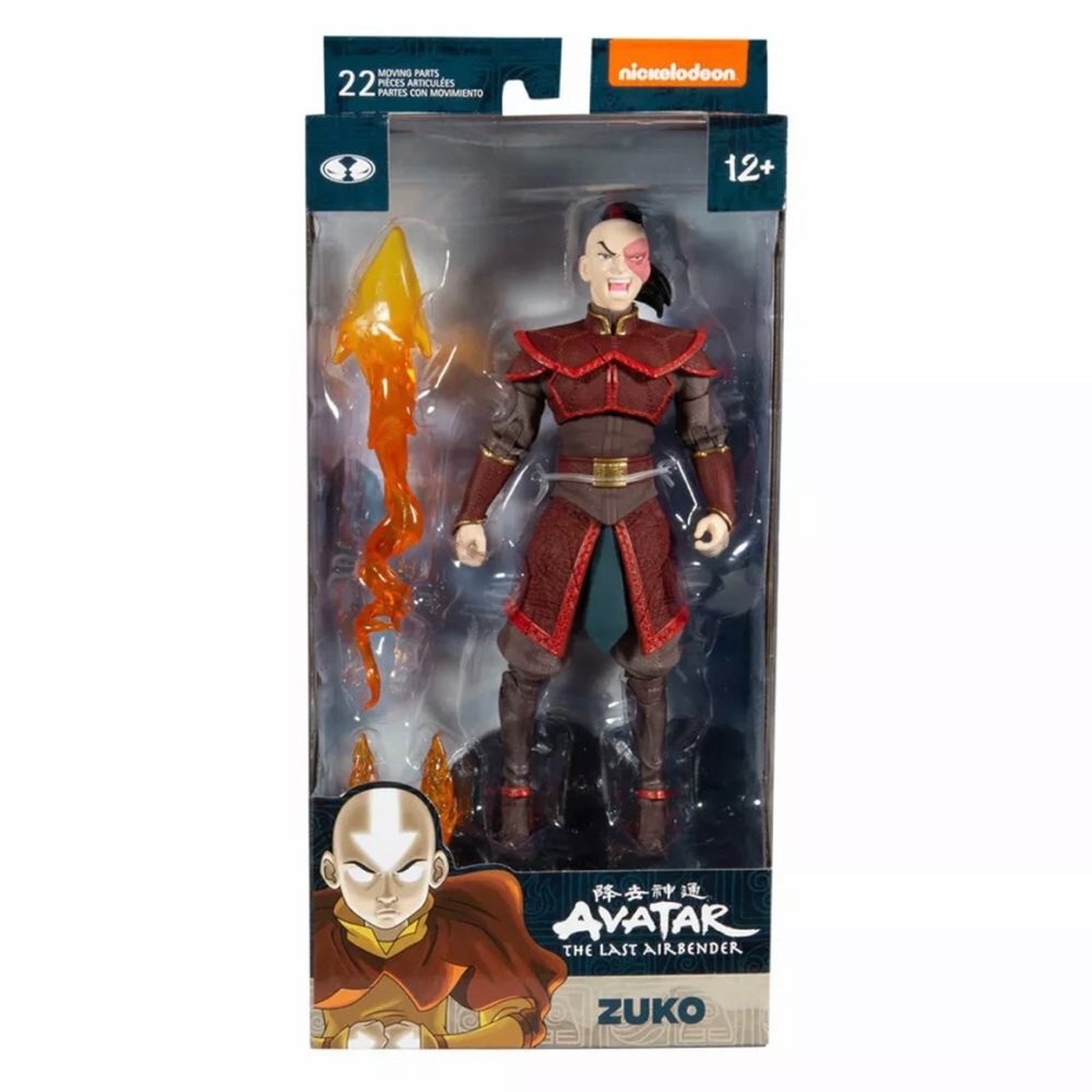 NIB McFarlane Nickelodeon’s Avatar The Last Airbender Prince Zuko 7” Figurine